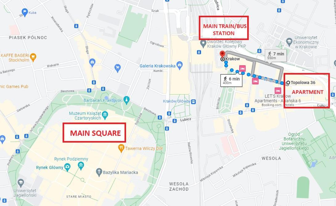 Top Location Apartments Topolowa Street كراكوفيا المظهر الخارجي الصورة